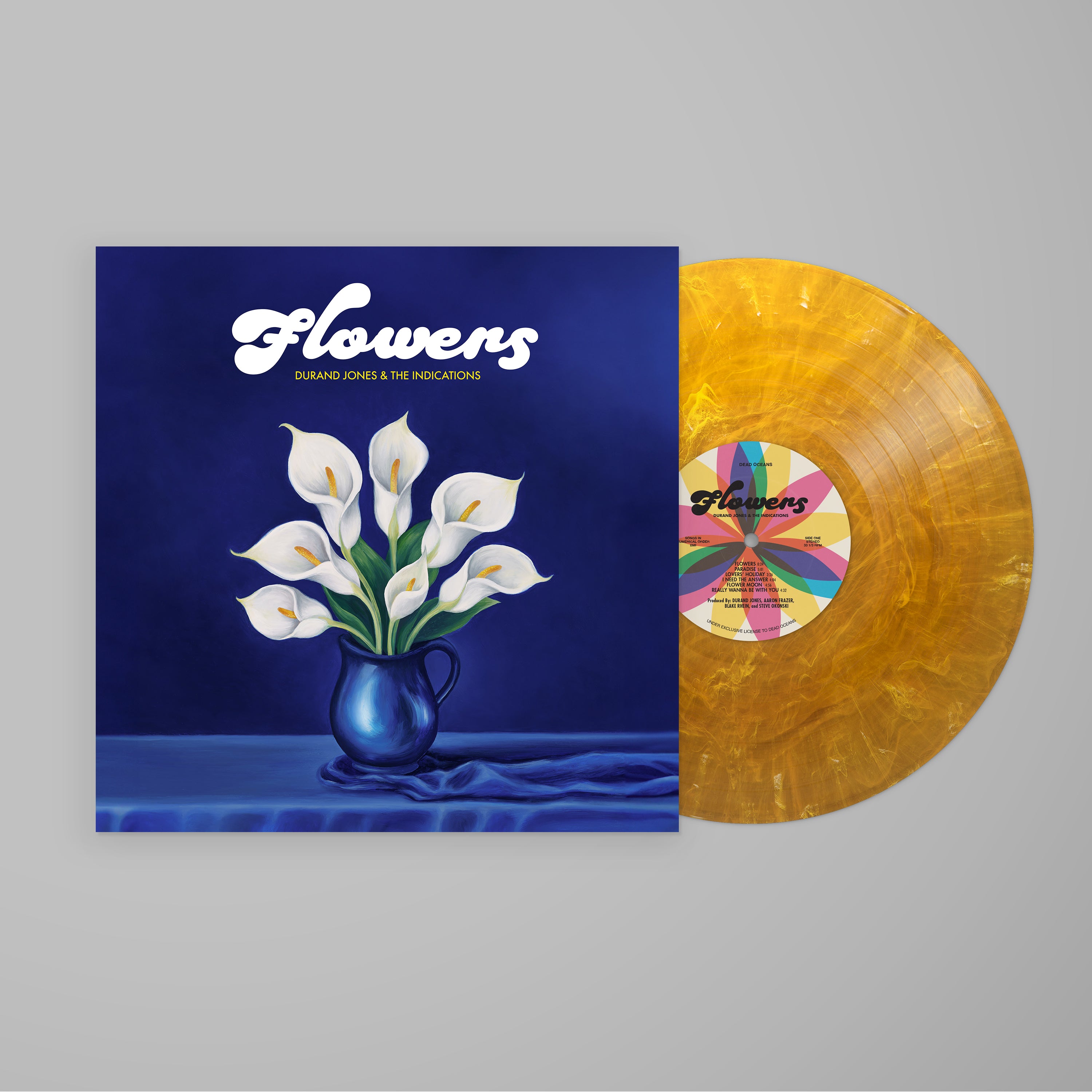 Durand Jones & The Indications - Flowers [LP - Frosted Orange