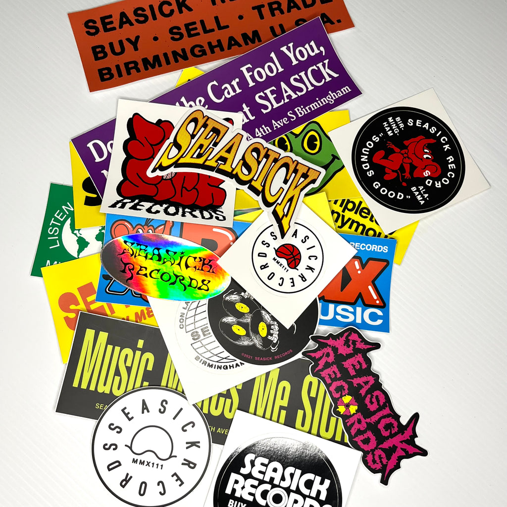 Seasick Random Stickers – Seasick Records