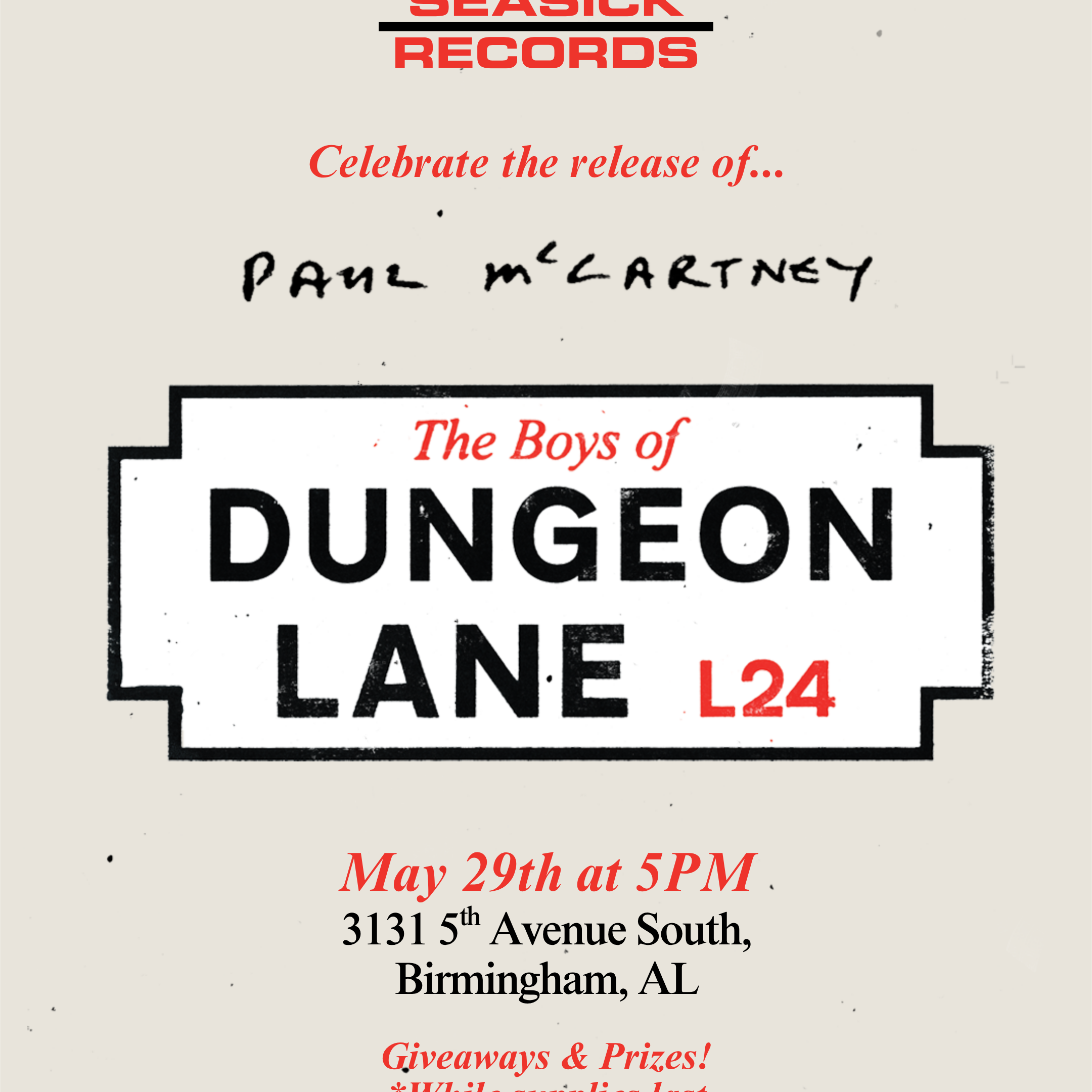 Paul McCartney: The Boys of Dungeon Lane Release Day Listening Party