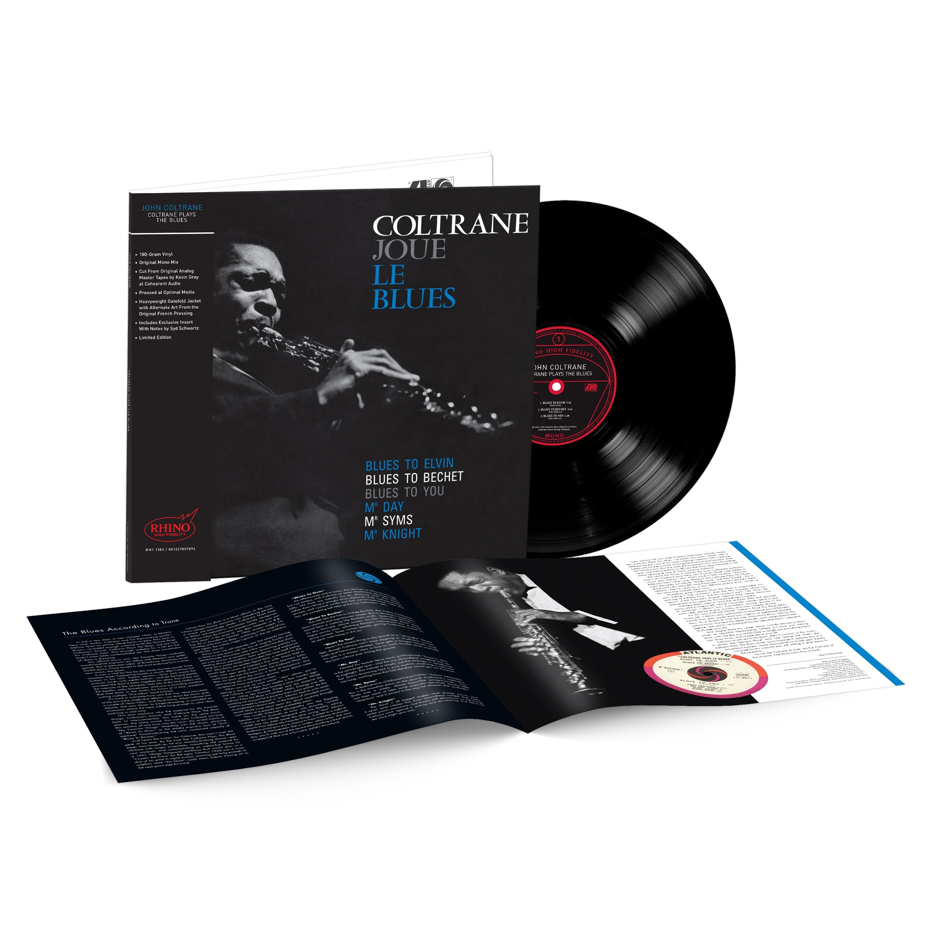 John Coltrane - Coltrane Plays The Blues [LP - Rhino Hi-Fi]