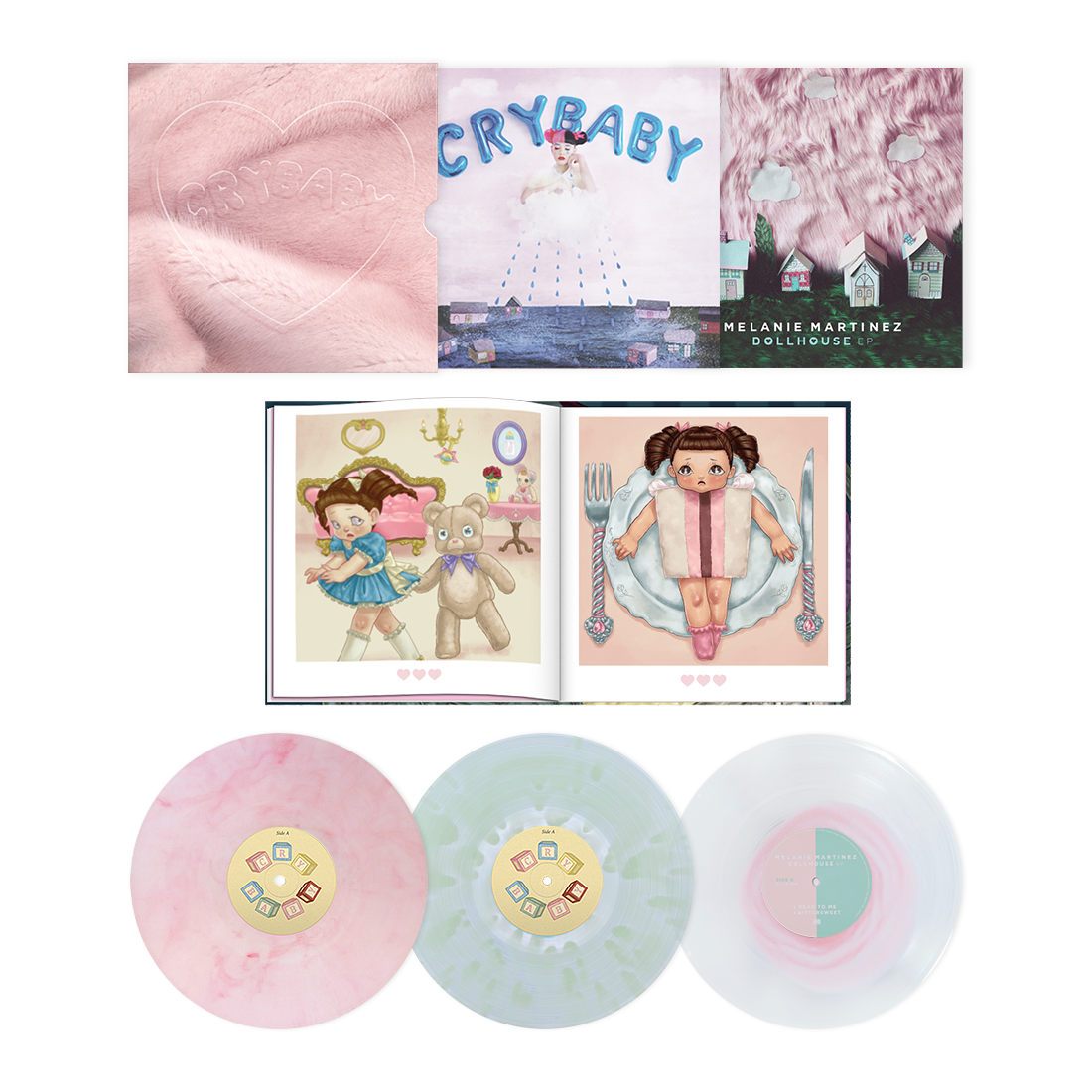 Melanie Martinez - Cry Baby (10th Anniversary) [3xLP - Cloudy Pink & Coke Bottle Clear / Bubble Gum Clear]