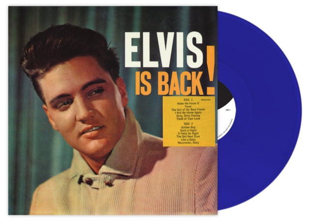 Elvis Presley - Is Back! [LP - Blue]