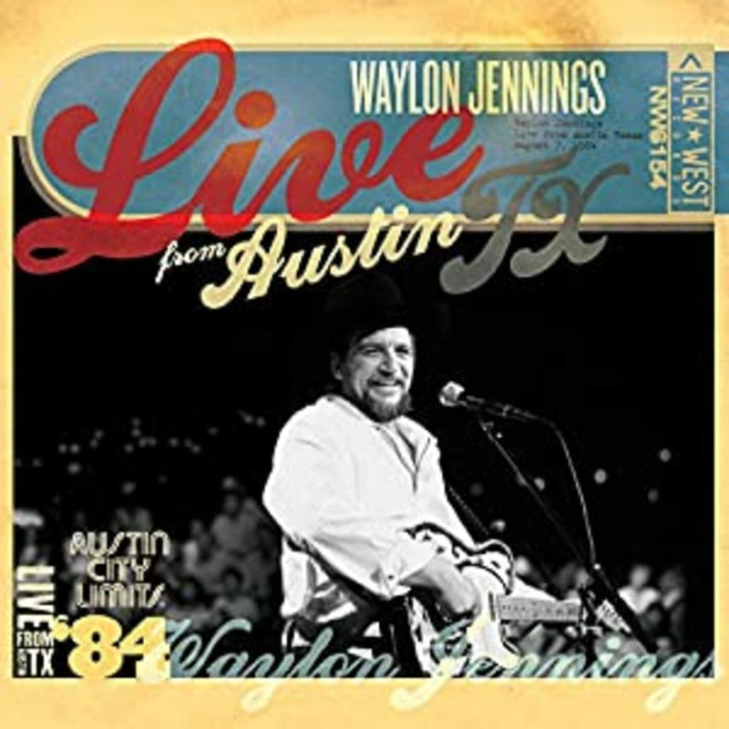 Waylon Jennings  - Live From Austin, TX '84 [LP - Silver/Gold]