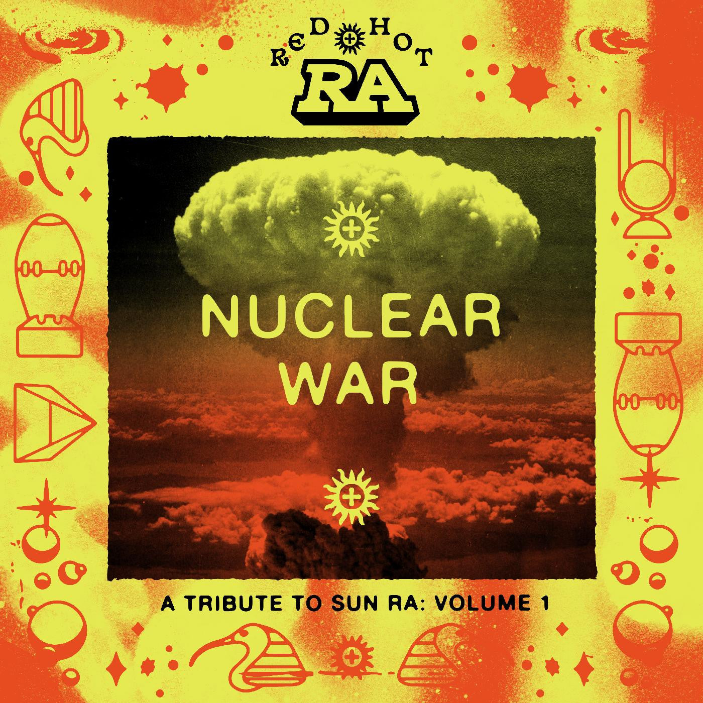 Various Artists - Red Hot & Ra: Nuclear War [2xLP - Orange/Yellow Splatter]