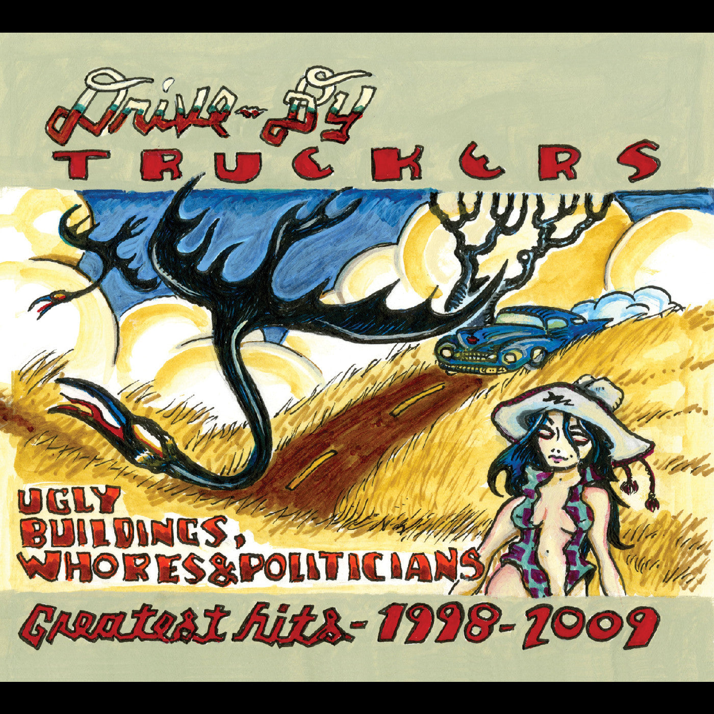 Drive-By Truckers - Ugly Buildings, Whores, and Politicians: Greatest Hits (1998-2009) [2xLP - Coke Bottle Clear]