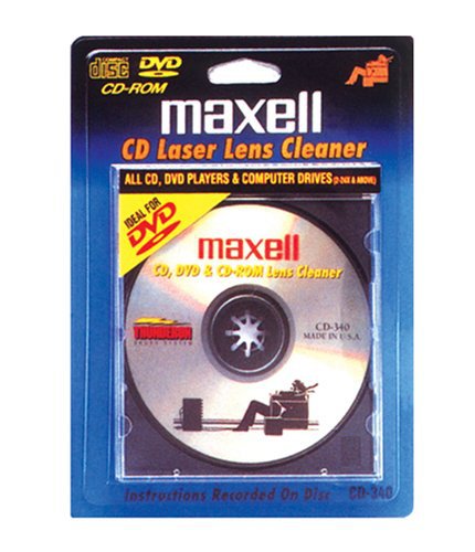 Maxell 190048 CD-340 Laser Lens Cleaner [CD/DVD]
