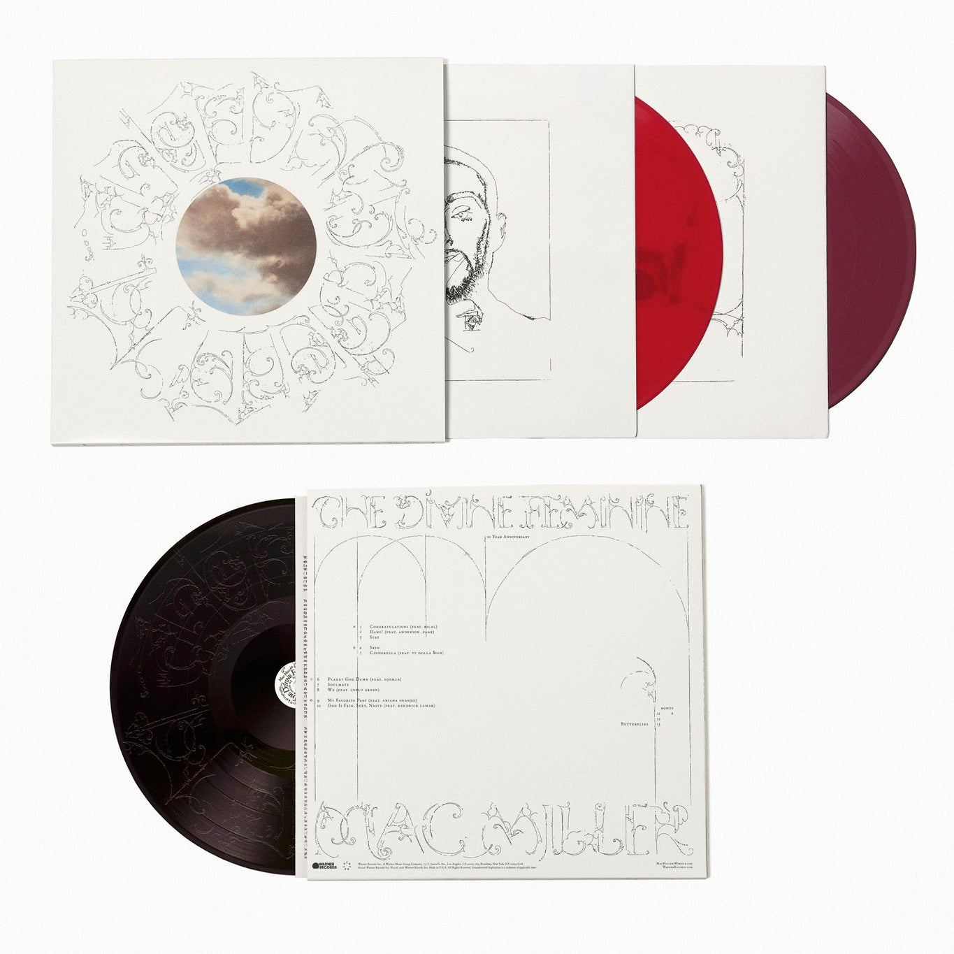 Mac Miller - The Divine Feminine (10th Anniversary) [3xLP - Apple/Fruit Punch/Black Ice]