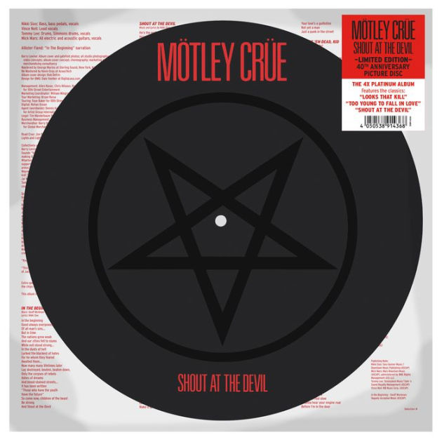 Mötley Crüe - Shout At The Devil [LP - Picture Disc]