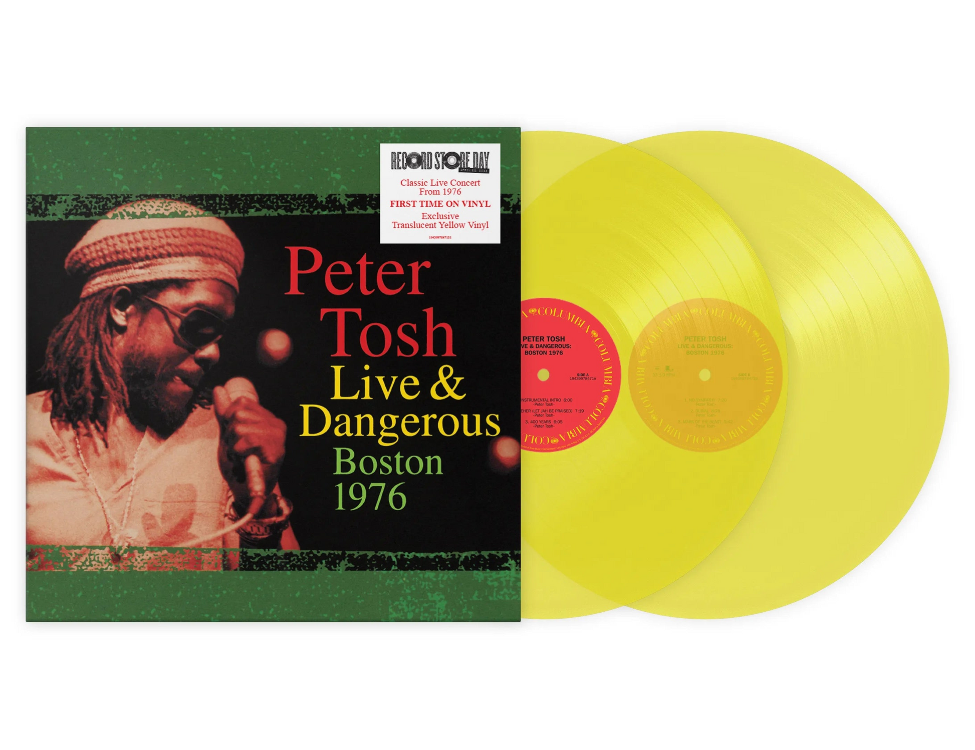 Peter Tosh - Live & Dangerous (Boston 1976) [2xLP - Yellow]