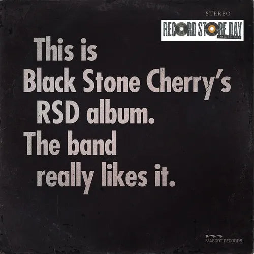 Black Stone Cherry - This is Black Stone Cherry's RSD album. The band really likes it. [LP - Blue Splatter]