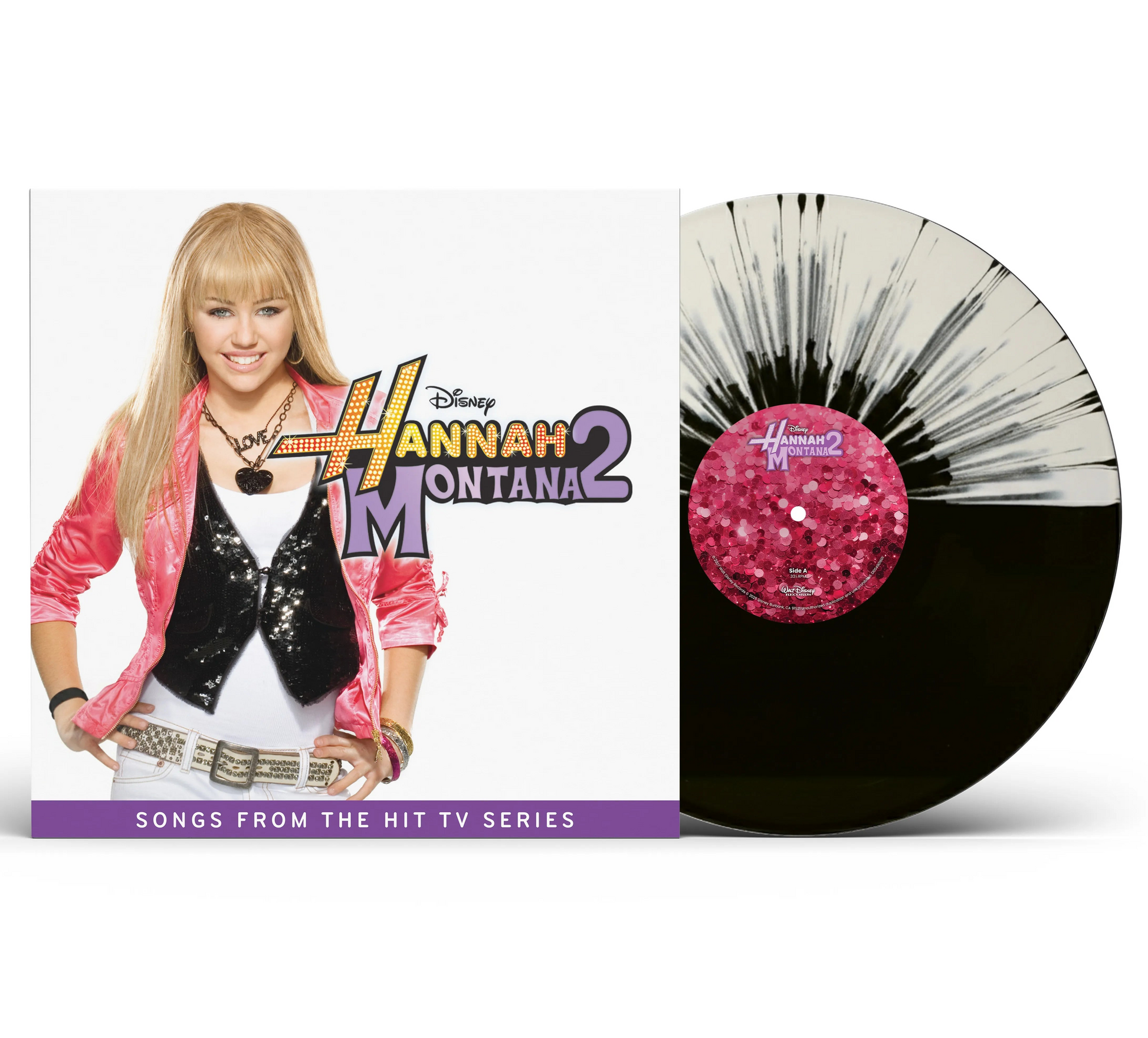 Hannah Montana - Hannah Montana 2 (Original Soundtrack) [LP - Black/White Splatter]