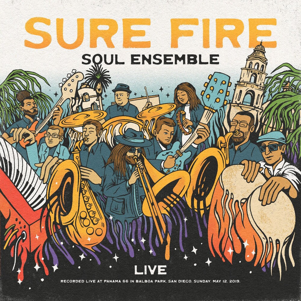 Sure Fire Soul Ensemble - Live At Panama 66 [LP - Clear W/ Orange Pigment Swirl]