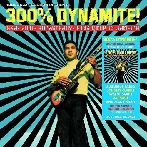 Soul Jazz Records presents - 300% DYNAMITE! Ska, Soul, Rocksteady, Funk and Dub in Jamaica [2xLP - Yellow]