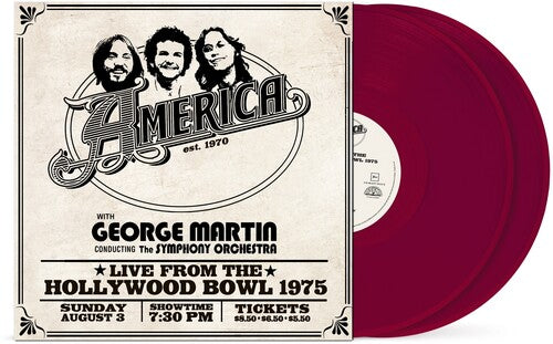 America - America: Live From The Hollywood Bowl 1975 [2xLP - Ruby Red]