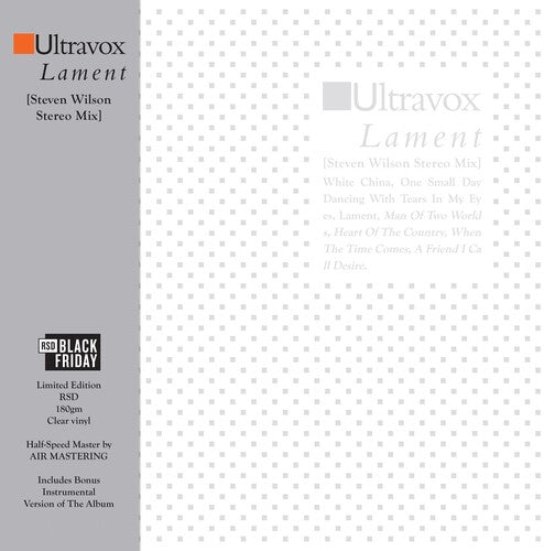 Ultravox - Lament [Steven Wilson Stereo Mix] [2xLP]