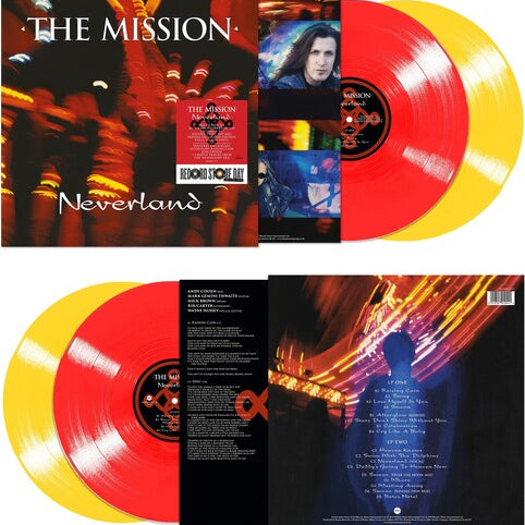 Mission, The - Neverland + Bonus Tracks   [2xLP - Red/Translucent]