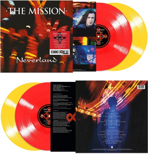 Mission, The - Neverland + Bonus Tracks   [2xLP - Red/Translucent]