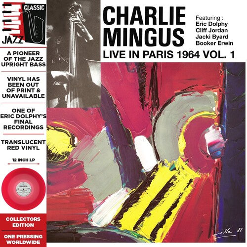 Charlie Mingus - Live in Paris, 1964 Vol. 1 [LP - Red/Translucent]