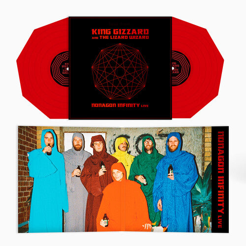 King Gizzard and the Lizard Wizard - Nonagon Infinity Live [2xLP - Red/Nonagon Shaped]