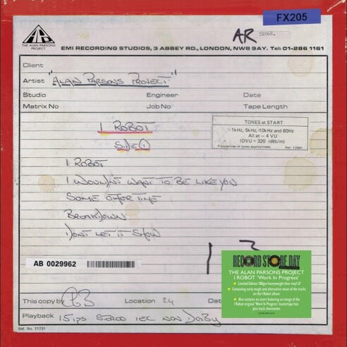 Alan Parsons Project, The - I Robot (Work In Progress) [LP]