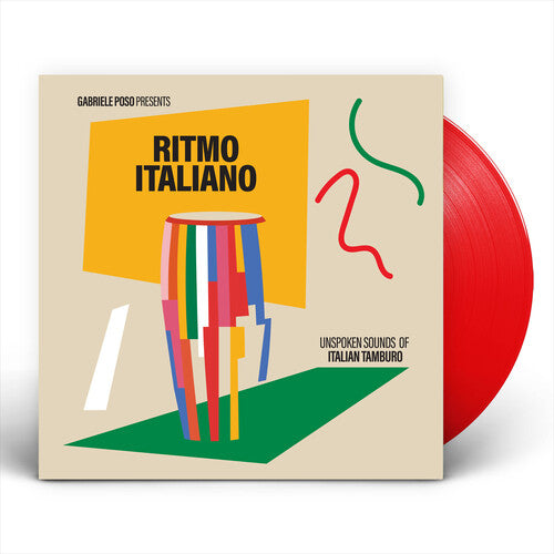 Gabriele Poso - Ritmo Italiano 'Unspoken Sounds of Italian Tamburo' [LP - Red]