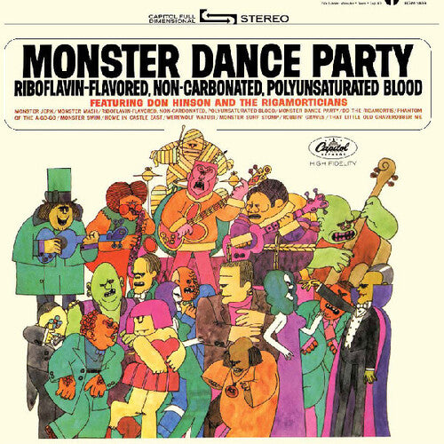 Don Hinson and The Rigamorticians - Monster Dance Party [LP - Orange/Black/Splatter]