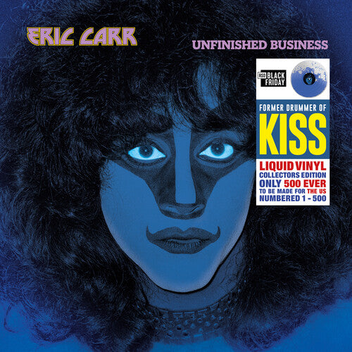 Eric Carr - Unfinished Business: The Liquid Vinyl (Numbered Edition) [LP - Blue Liquid]
