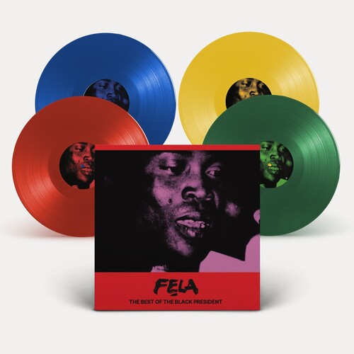 Fela Kuti - Best of the Black President [4xLP - Red/Green/Blue/Yellow]