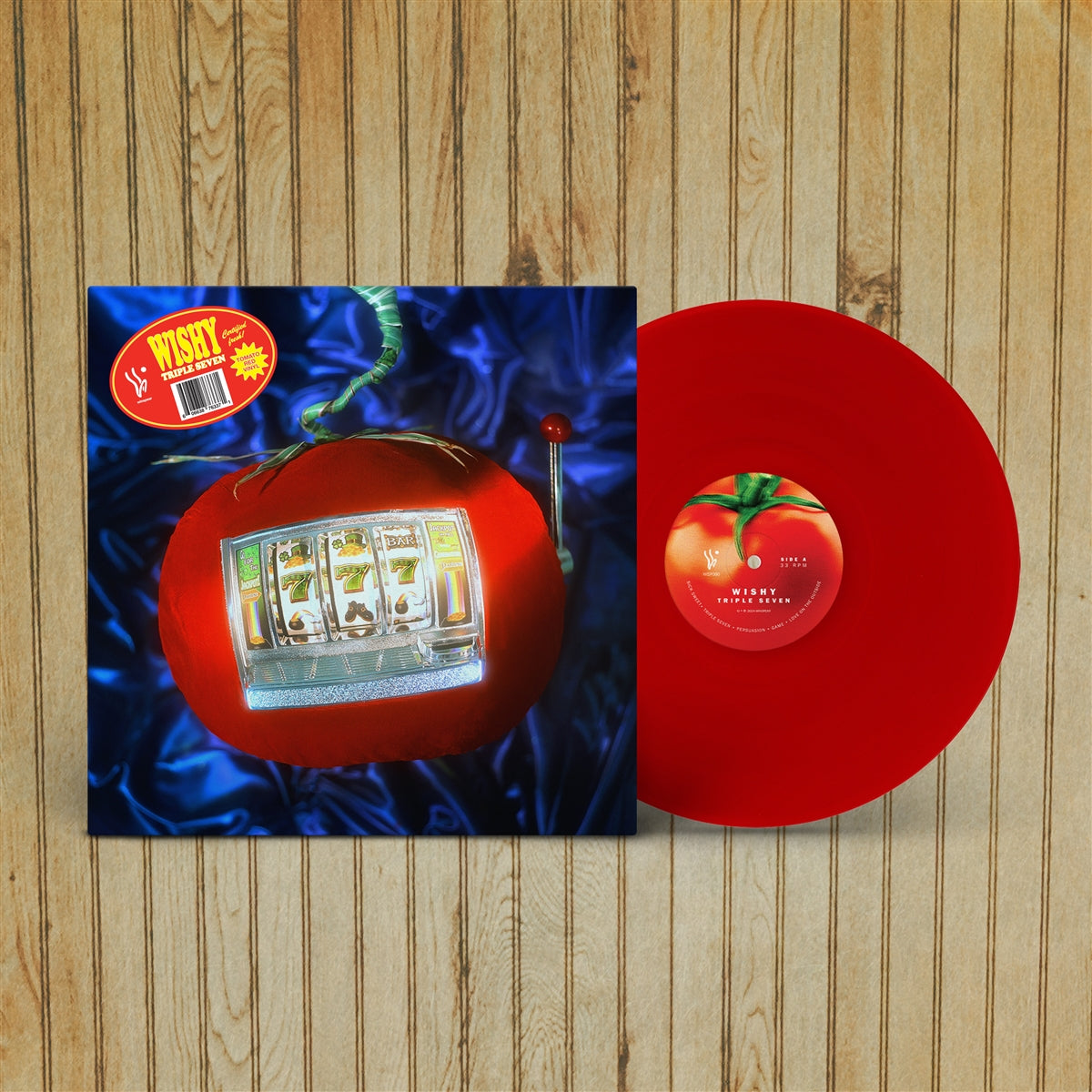 Wishy - Triple Seven (Autographed) [LP - Tomato Red]
