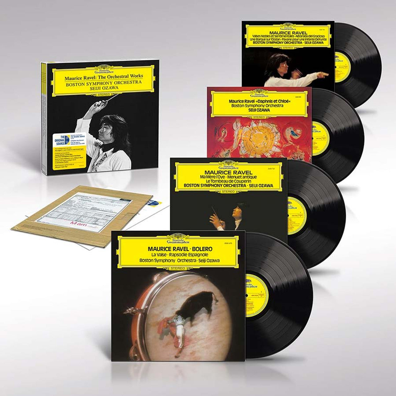 Seiji Ozawa & BSO Ravel - The Orchestral Works (The Original Source Series) [4xLP - Box Set]