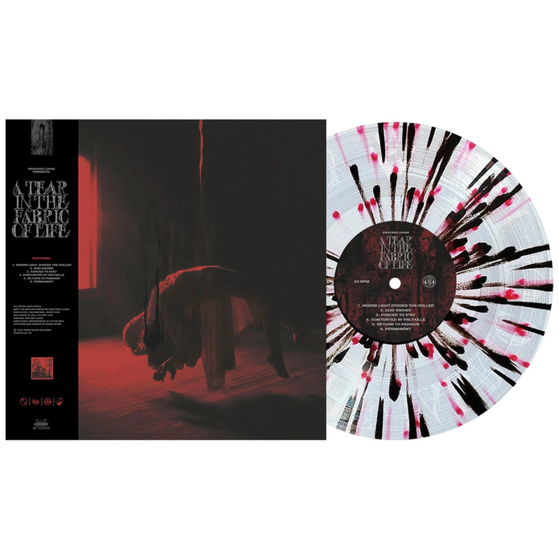 Knocked Loose - A Tear In The Fabric [LP - Clear w/ Blood Red & Black Splatter]