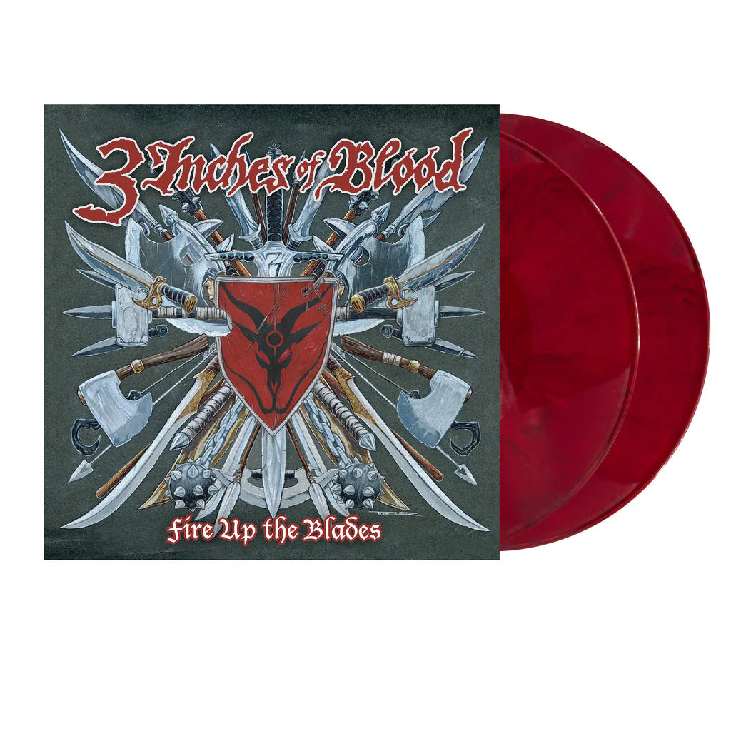 3 Inches Of Blood - Fire Up The Blades [2xLP - Crimson Fire]
