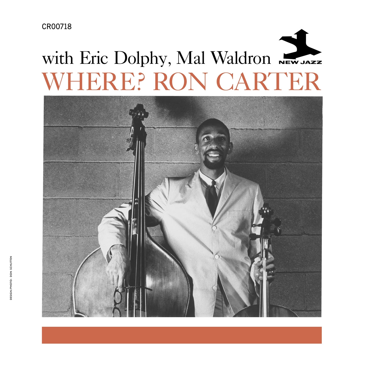 Ron Carter with Eric Dolphy & Mal Waldron - Where? [LP - Original Jazz Classics]