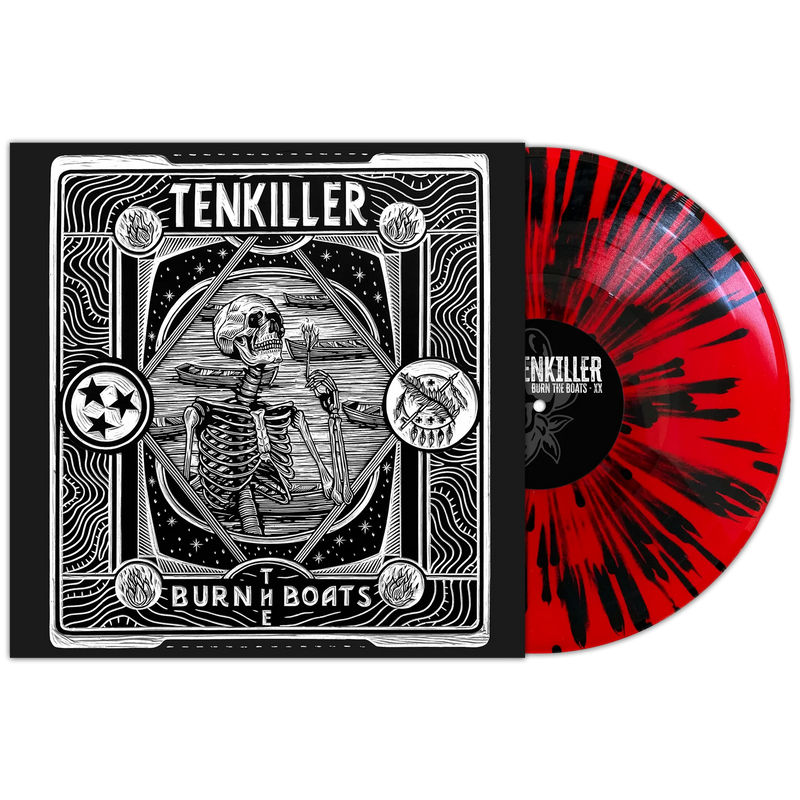 Tenkiller - Burn The Boats [LP - Red w/ Black Splatter]