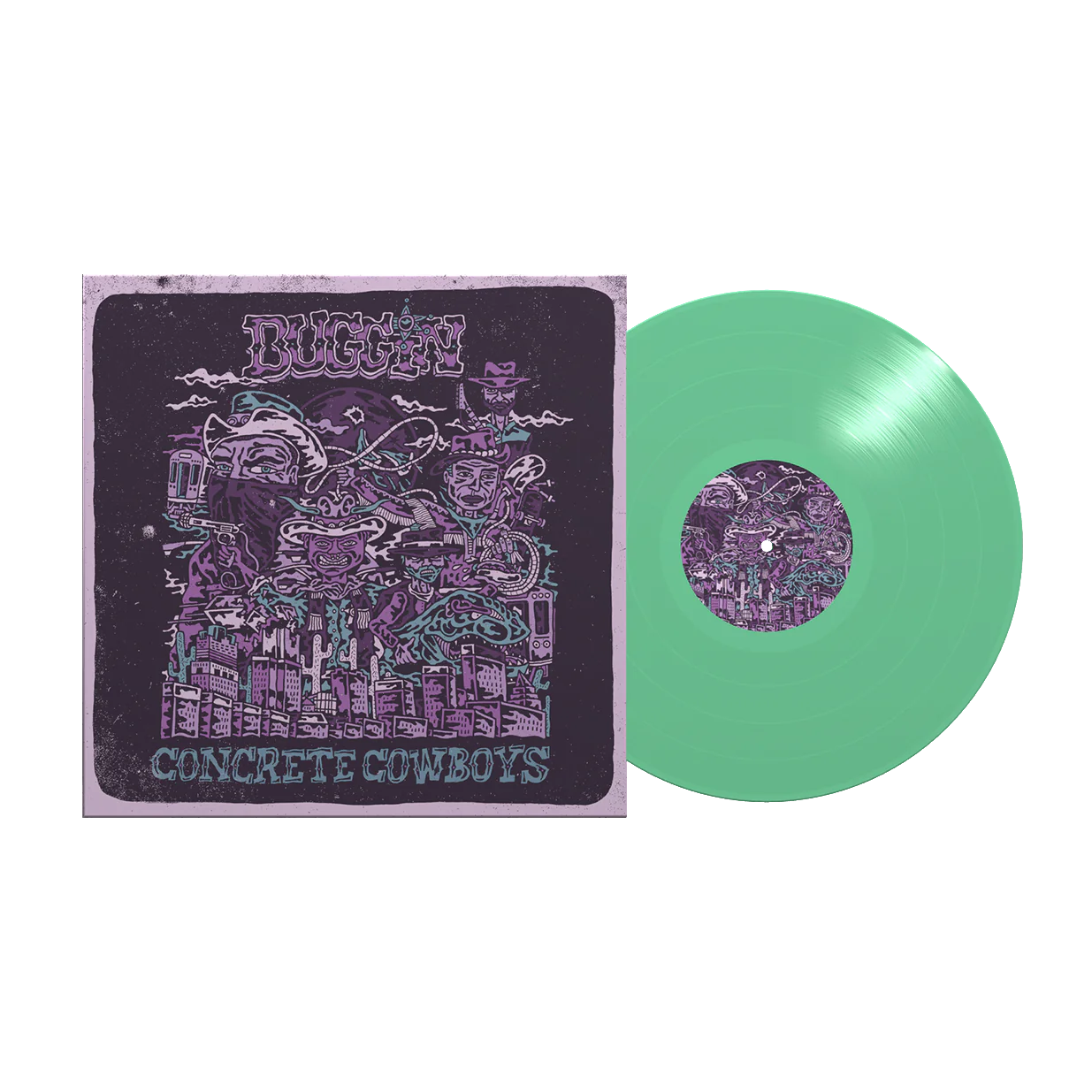 Buggin - Concrete Cowboys [LP - Green]