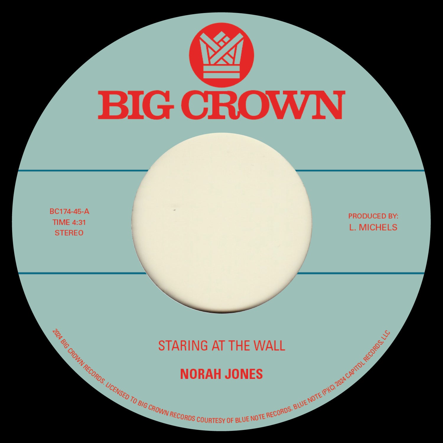 Norah Jones - Staring At The Wall / All This Time [7"]