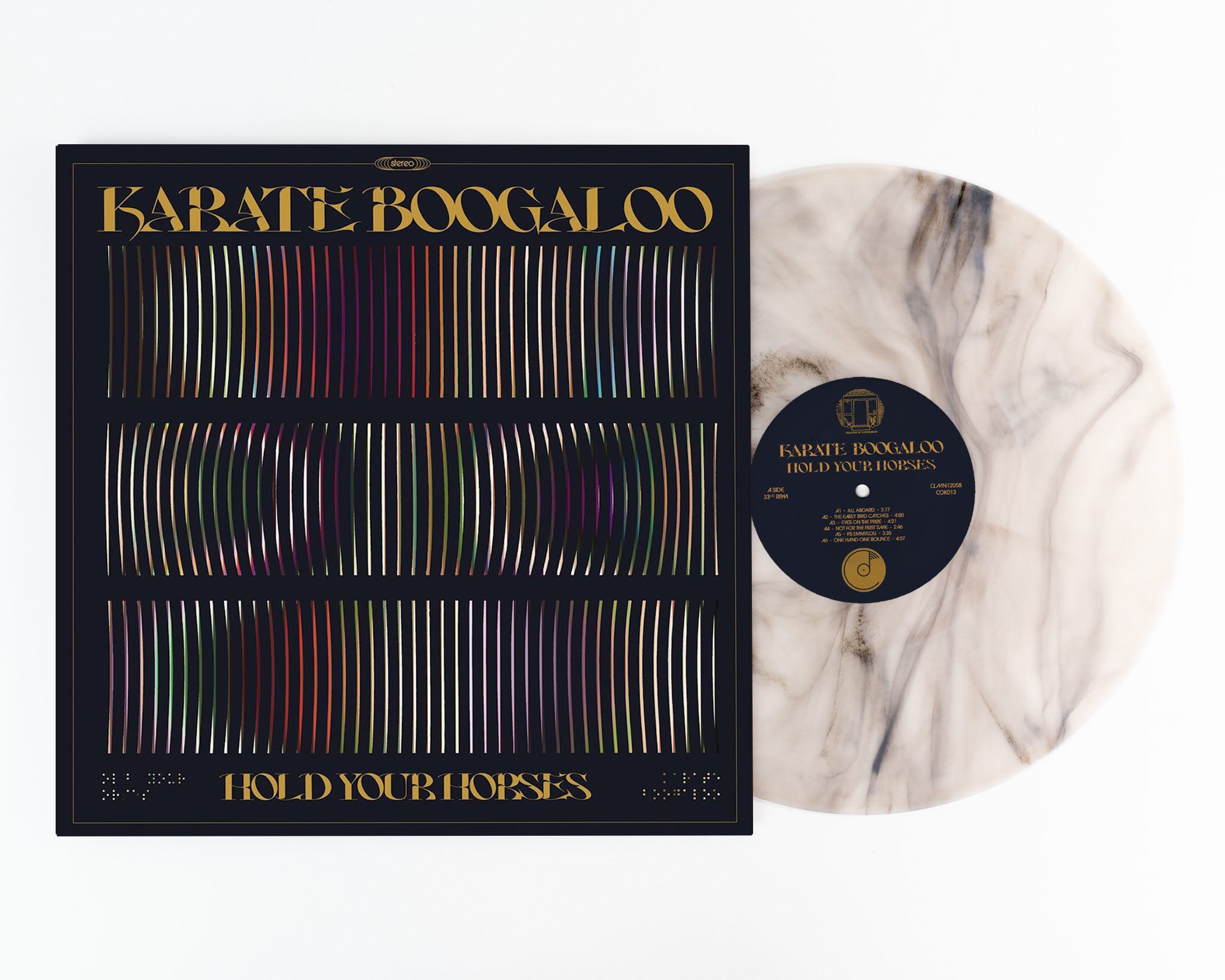 Karate Boogaloo - Hold Your Horses [LP - Natural w/ Black Swirl]