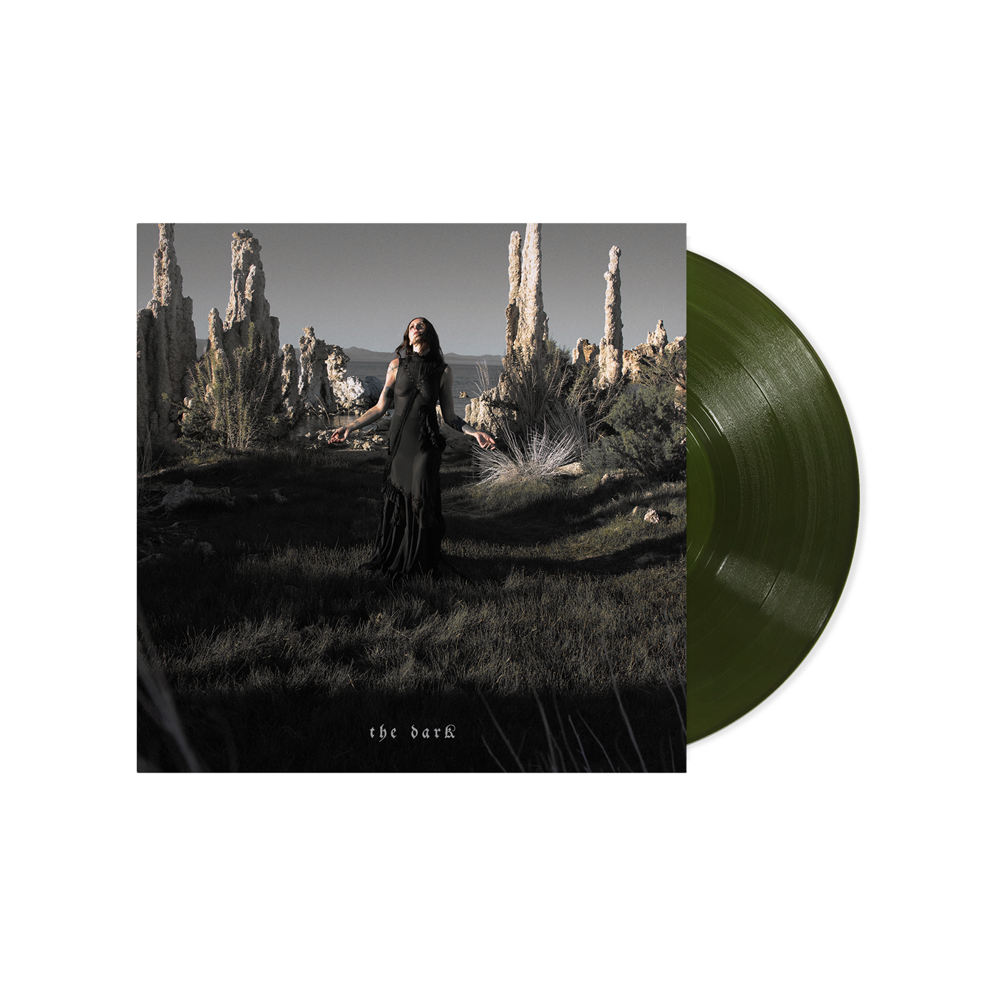 Chelsea Wolfe - The Dark (Autographed) [LP - Translucent Dark Green Grass]
