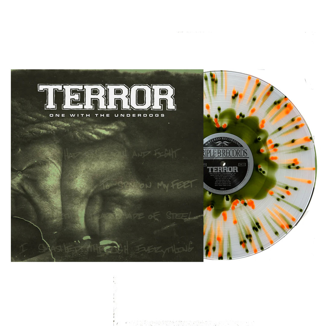 Terror - One With The Underdogs [LP - Cloudy Swamp Green w/ Neon Orange Splatter]