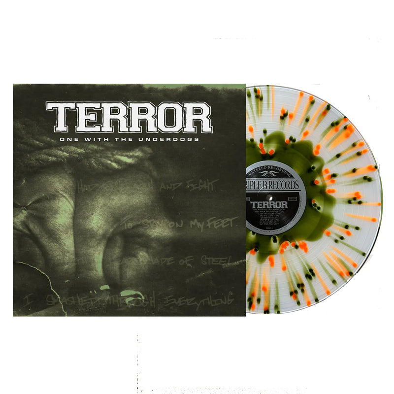 Terror - One With The Underdogs [LP - Cloudy Swamp Green w/ Neon Orange Splatter]