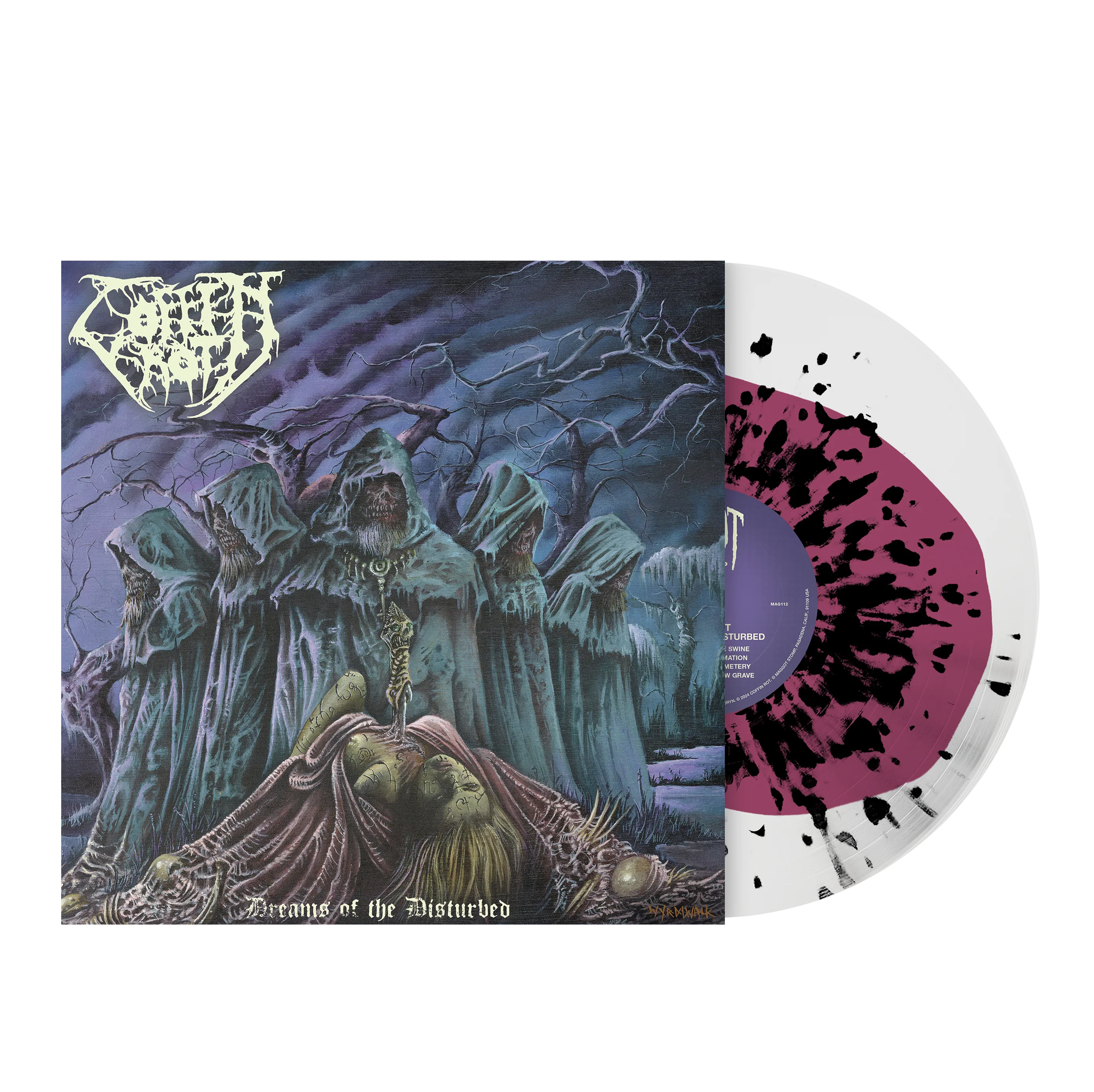 Coffin Rot - Dreams of the Disturbed [LP - Purple/Black Splatter]