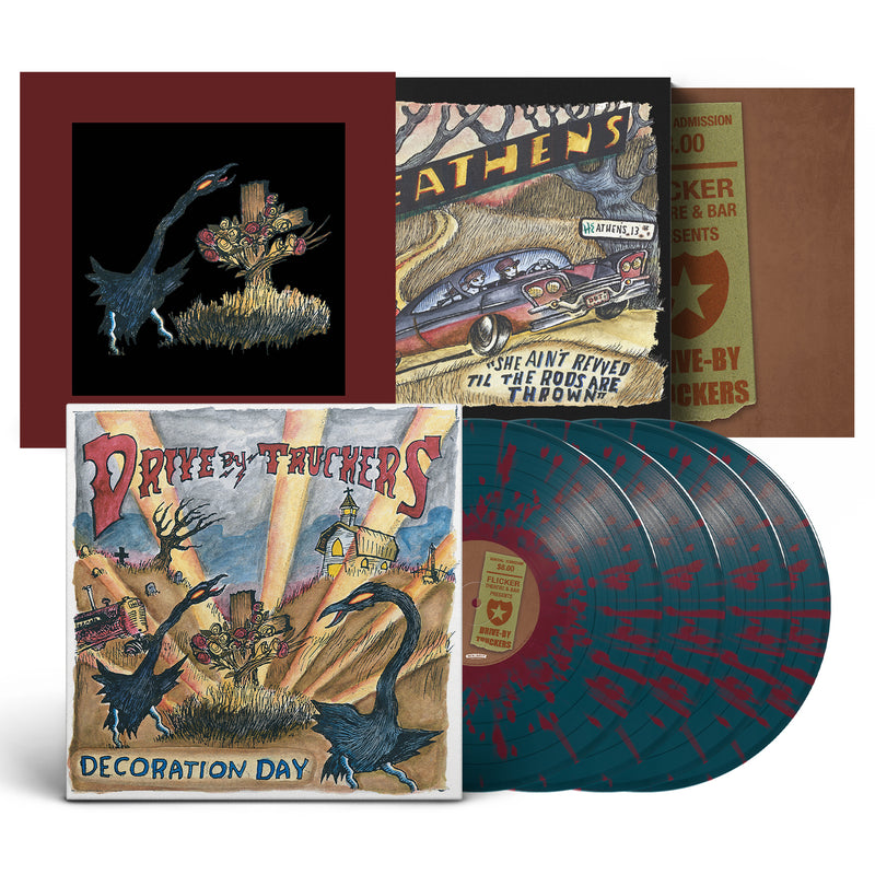 Drive-By Truckers - The Definitive Decoration Day [4xLP - Transparent Light Blue w/ Burgundy Splatter]