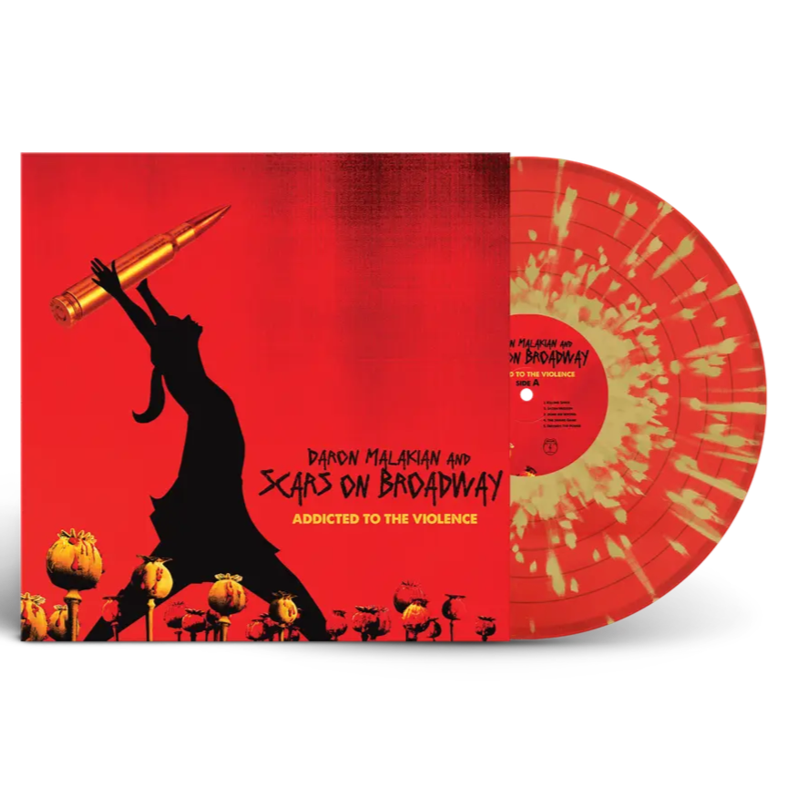 Daron Malakian & Scars On Broadway - Addicted To The Violence [LP - Red w/ Metallic Gold Splatter]
