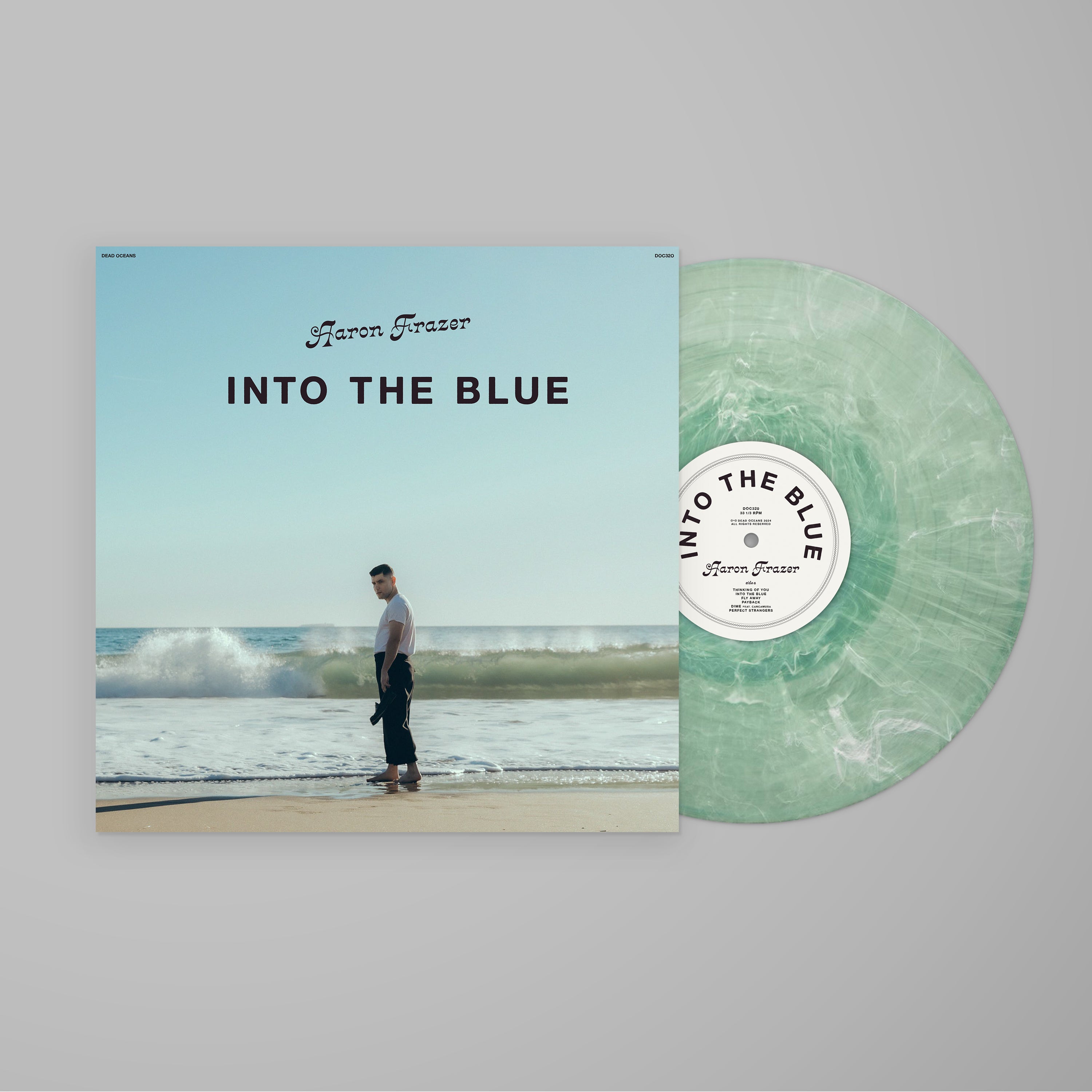 Aaron Frazer - Into The Blue [LP - Frosted Coke Bottle Clear]