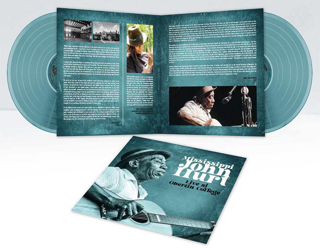 Mississippi John Hurt - Live at Oberlin College 1965 [2xLP - Translucent Turquoise]