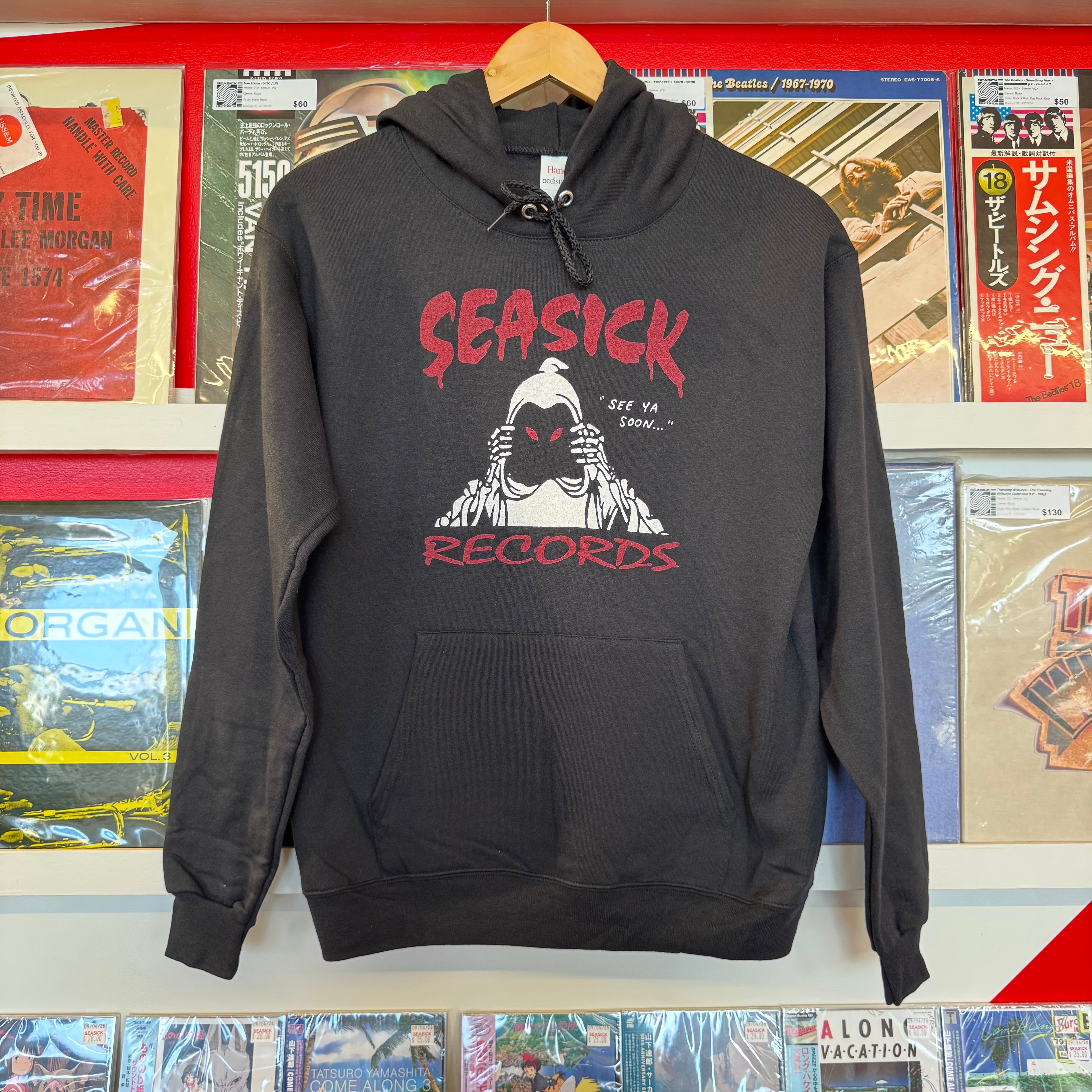 Seasick See Ya Soon Hoodie - Black