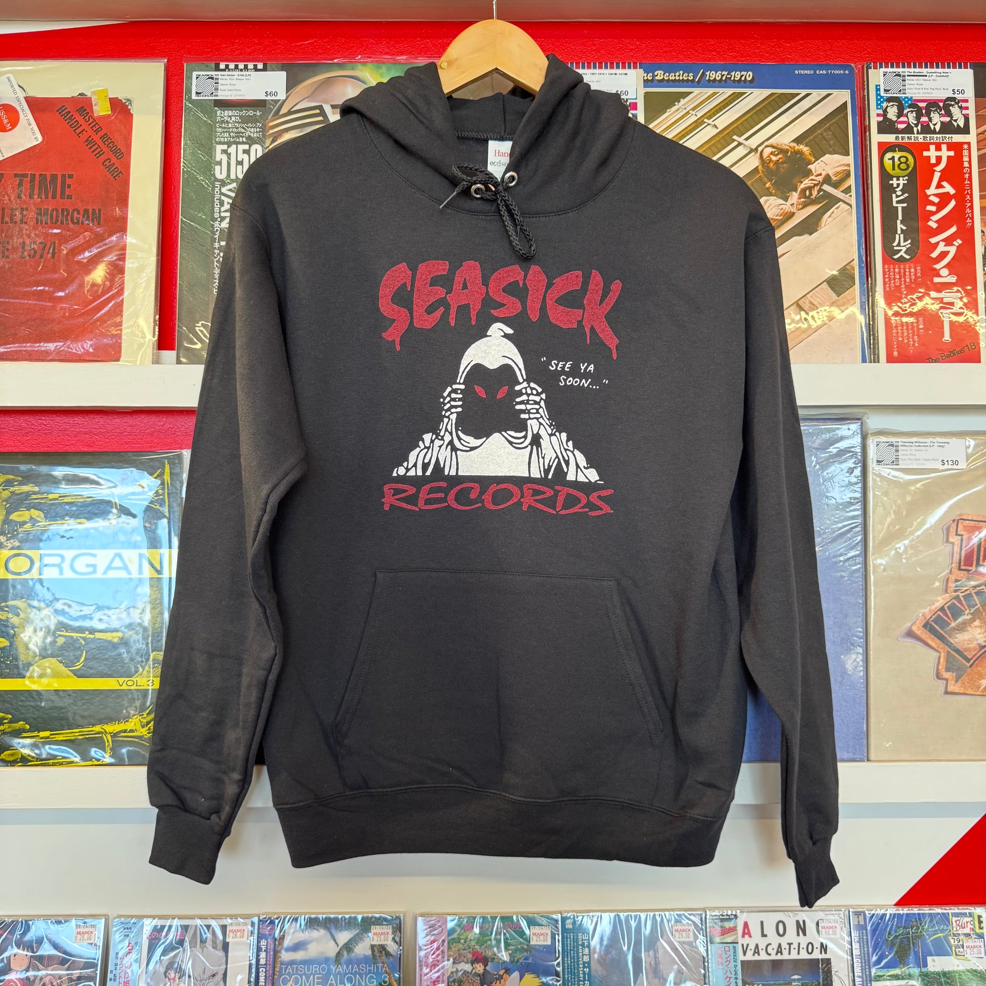 Seasick See Ya Soon Hoodie - Black