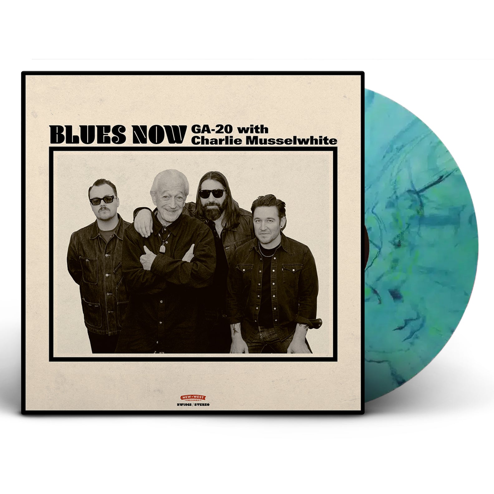 GA-20 with Charlie Musselwhite - BLUES NOW [LP - Baby Blues Swirl]