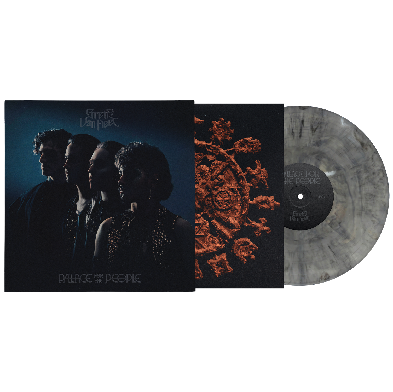Greta Van Fleet - Palace For The People [2xLP - Oracle/Smokey Quartz Marble]