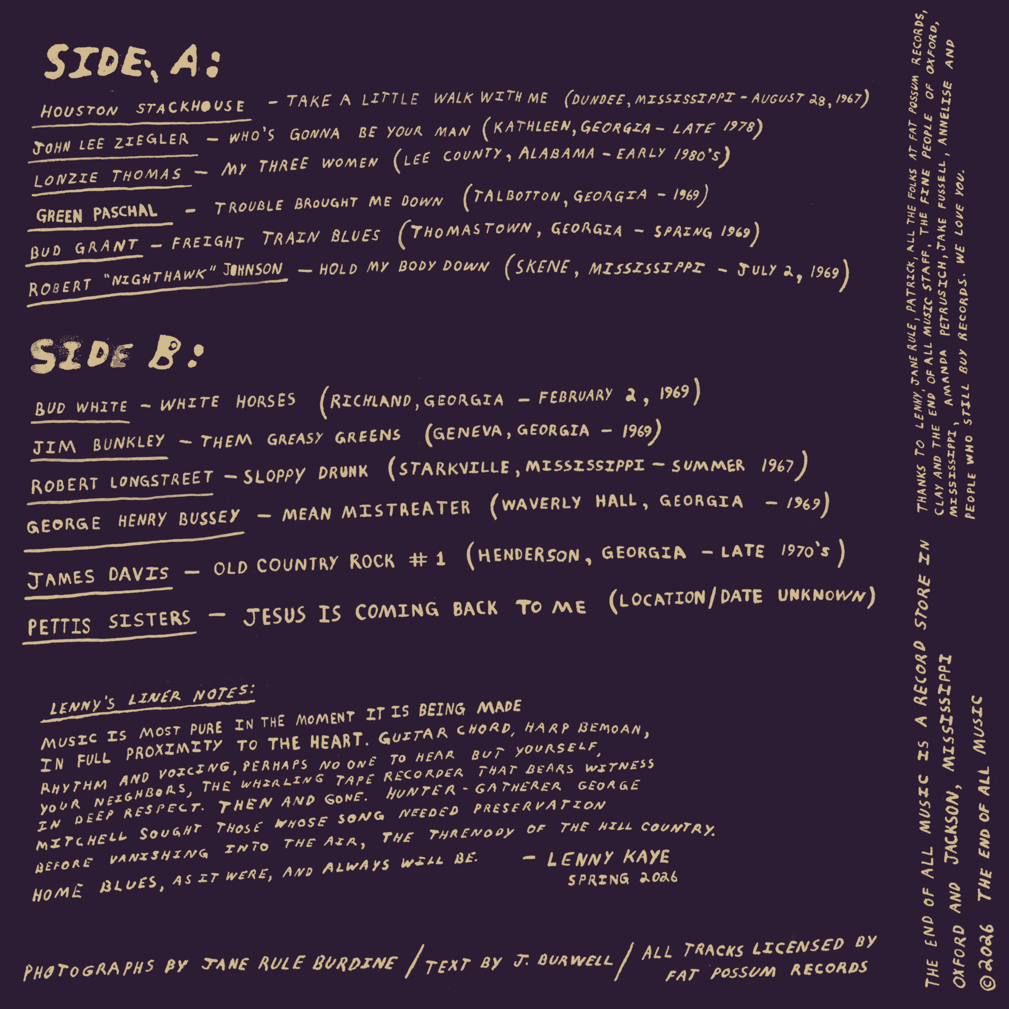 Various Artists - Hospitality State of Mind: Volume 2 [LP]